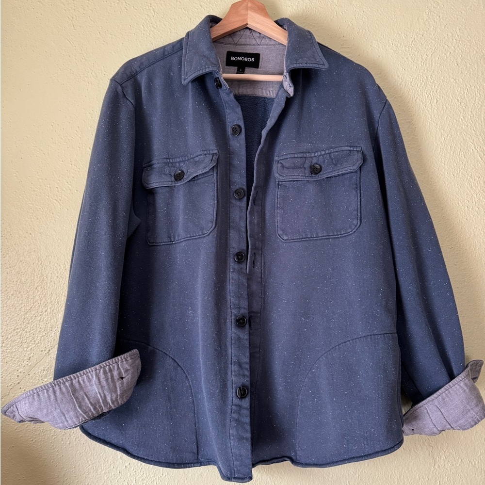 Bonobos Men’s Blue Donegal Shacket